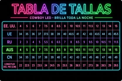 Botas LED