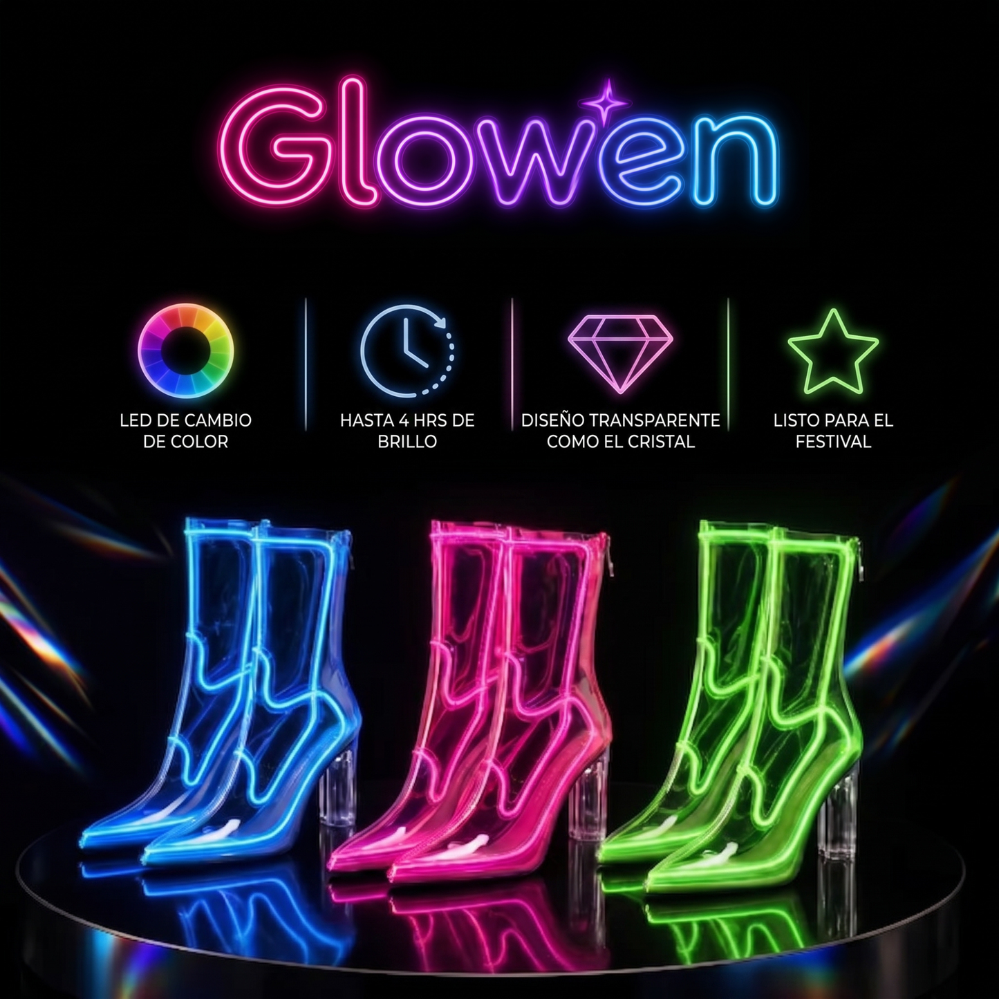 Botas LED